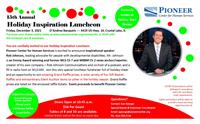 Pioneer Center's 15th Annual Holiday Inspiration Luncheon