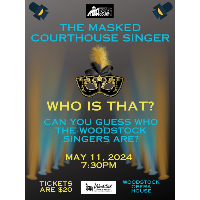 Friends of the Old Courthouse Presents the Masked Courthouse Singer