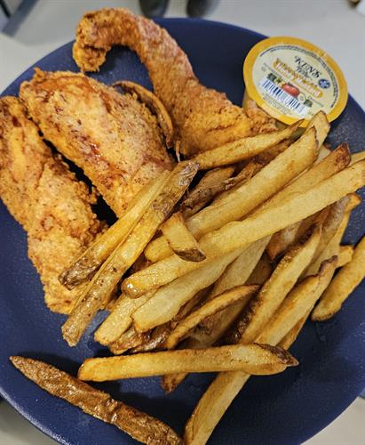Tender Basket with homemade fries