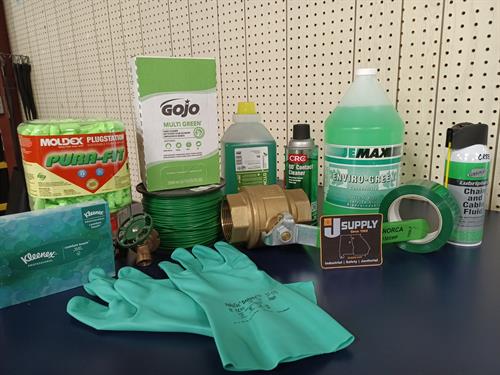 St. Patrick's Day at J Supply! (We sell things that are green...)