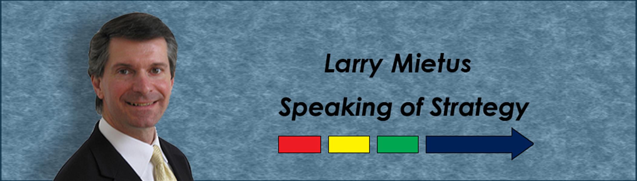 Speaking of Strategy Speaking of Strategy