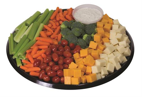 Vegetable & Cheese Platter- Perfect for Meetings & Events Vegetable & Cheese Platter- Perfect for Meetings & Events