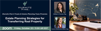 Hurwitz Fine Estate Planning Webinar 10/23/26