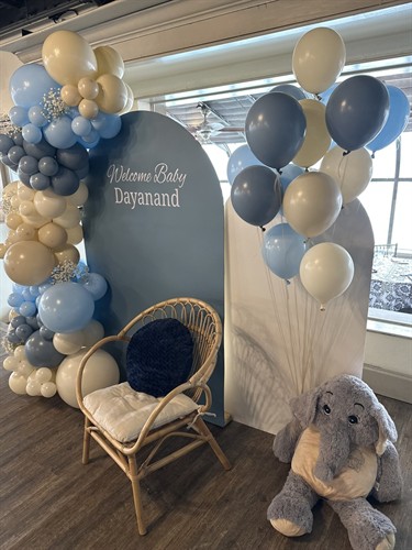 Elephant Baby Shower Balloon Display