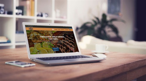 Parkers on Fall Bar and Grill website redesign