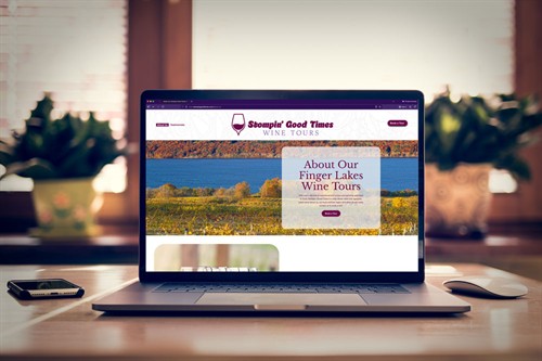 Stomping Good Times website design