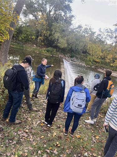 Guest speaking on Buffalo Creek for an ECC Outdoor Classroom