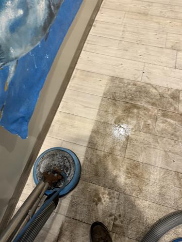 The floor of this restaurant looked so clean after you could eat off of it. 