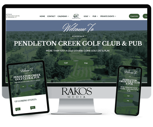 Restaurant and Golf Club Website