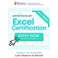 Excel Certification Course by Bergen Community College