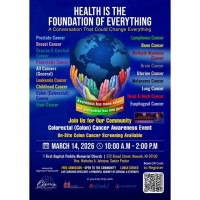 Community Colorectal Wellness Event / La Salud Es La Base De Todo