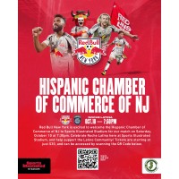 Hispanic Chamber of Commerce of NJ Offer: RBNY vs San Diego