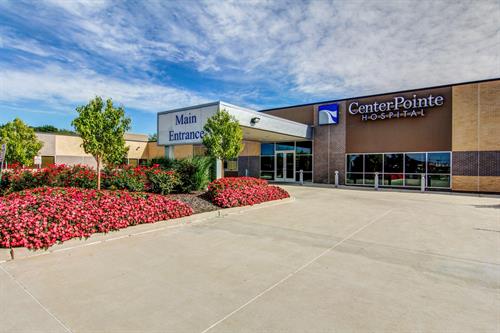 CenterPointe Hospital front entrance 