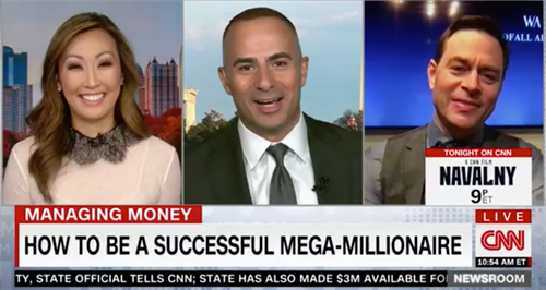 Special guest on CNN giving financial advice