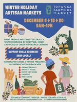 Winter Holiday Artisan Market @ the Topanga Farmers Market