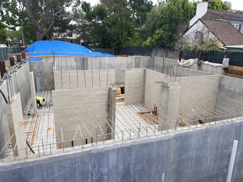 Basement work and retaining walls