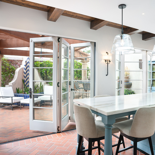 Customize your large bifold doors to match any home decor.