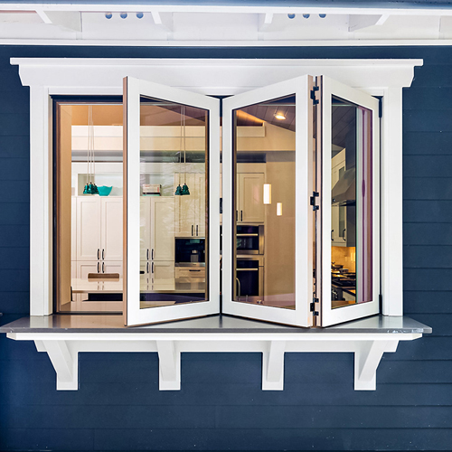 Serving Window makes it easy to connect your kitchen to outdoor guests.