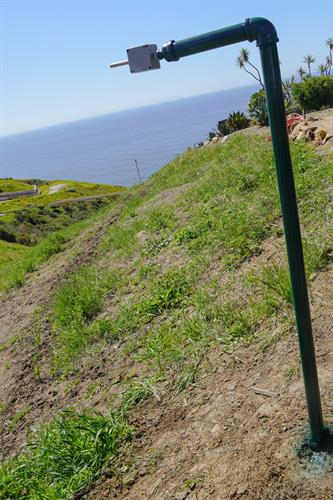 Perimeter Defense Heat Sensor, Color Coated To Match The Landscape