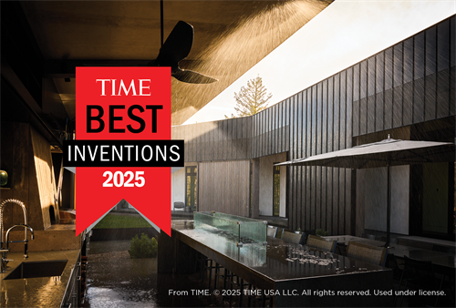 Frontline Wildfire Defense exterior sprinkler system featured in TIME magazine