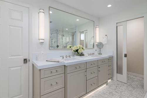 Calm, Clean, Custom Bathroom