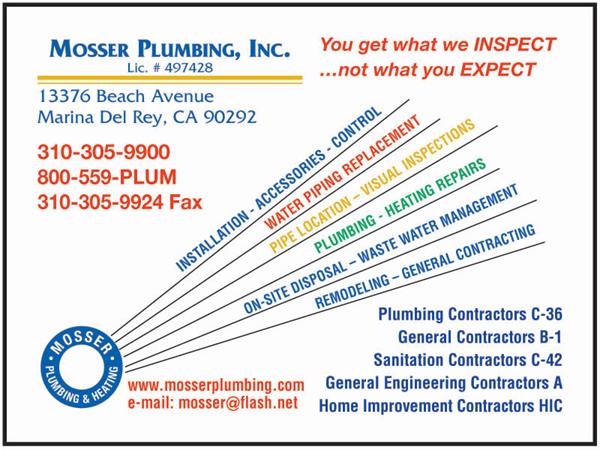 Mosser Plumbing Heating Inc Service Plumbers Mosser Plumbing Heating Inc Service Plumbers Malibu Chamber Of Commerce Ca