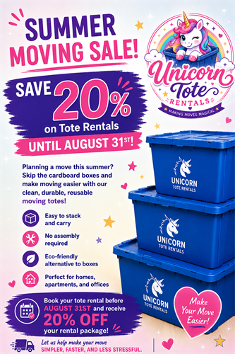 Summer Moving Sale