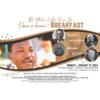 Dr. Martin Luter King, Jr. "I Have a Dream" Breakfast