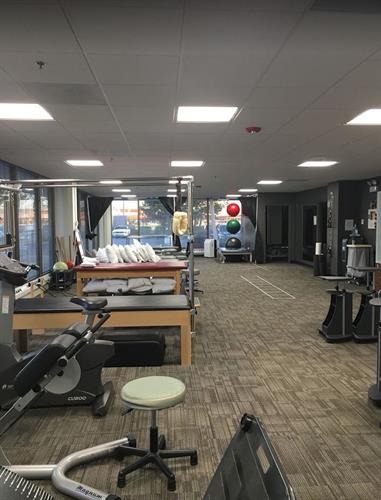 Our gym and open treatment area