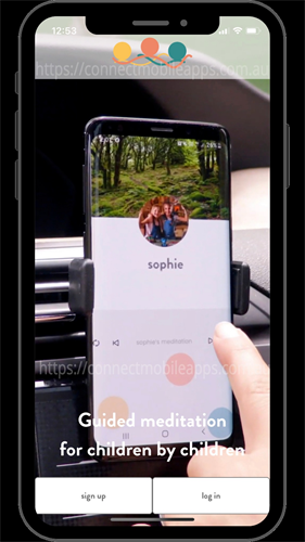 Meditate with Friends mobile app