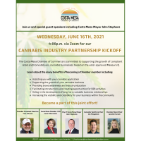 Cannabis Industry Partnership Kickoff Presentation with the Costa Mesa Chamber of Commerce