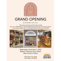 The Mixing Glass & Market Ribbon Cutting  **New Location**