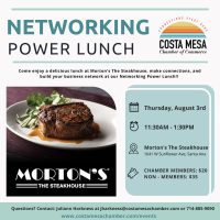 2023 Chamber Networking Power Lunch - August
