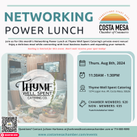 2024 Chamber Networking Power Lunch - Aug