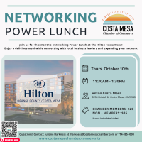 2024 Chamber Networking Power Lunch - October