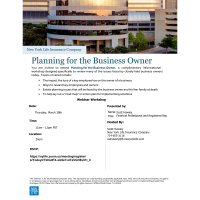 FREE Webinar: Planning for the Business Owner