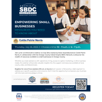 SBDC - Empowering Small Businesses WEBINAR