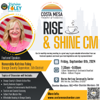 2024 Rise & Shine Breakfast Meeting - Sept