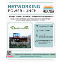 2025 Chamber Networking Power Lunch - March