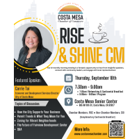 2025 Rise & Shine Breakfast Meeting - Sept