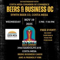 2025 Networking Mixer w/ Beers & Business OC (Nov)
