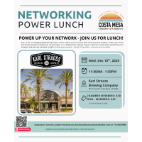 2025 Chamber Networking Power Lunch - Dec