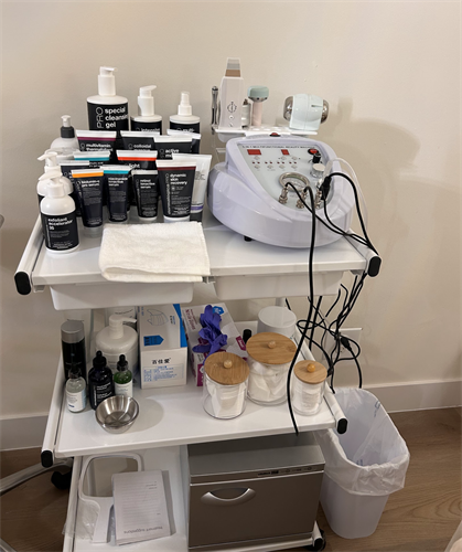 Backbar products for facials