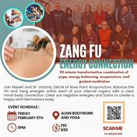ZANG FU ENERGY CONNECTIONS: 90 minute transformative combination of yoga, meditation and acupuncture