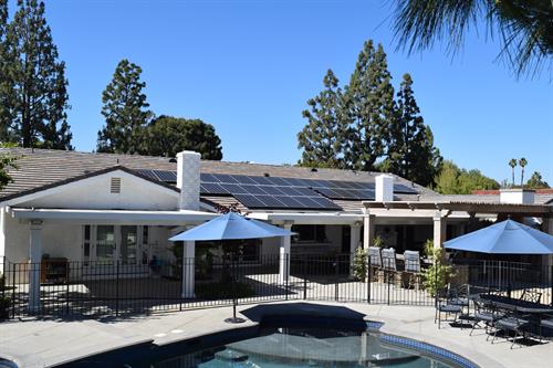 Solar installation Orange County.
