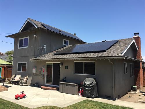 My house in Costa Mesa with solar from REPOWER OC!