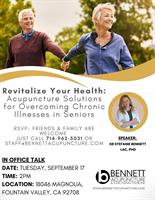 Revitalize Your Health: Acupuncture Solutions for Overcoming Chronic Illnesses in Seniors