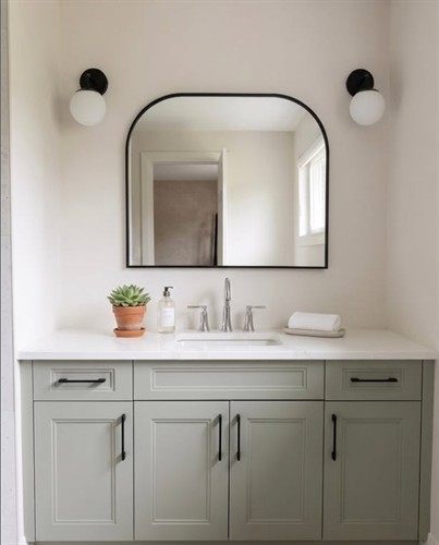 Bathroom Renovation - Custom Vanity & Fixtures