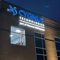 Cygnus Technologies - Facelit sign