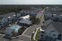 Multi-Family apartment complex shingle, metal and flat TPO roof in Wilmington NC